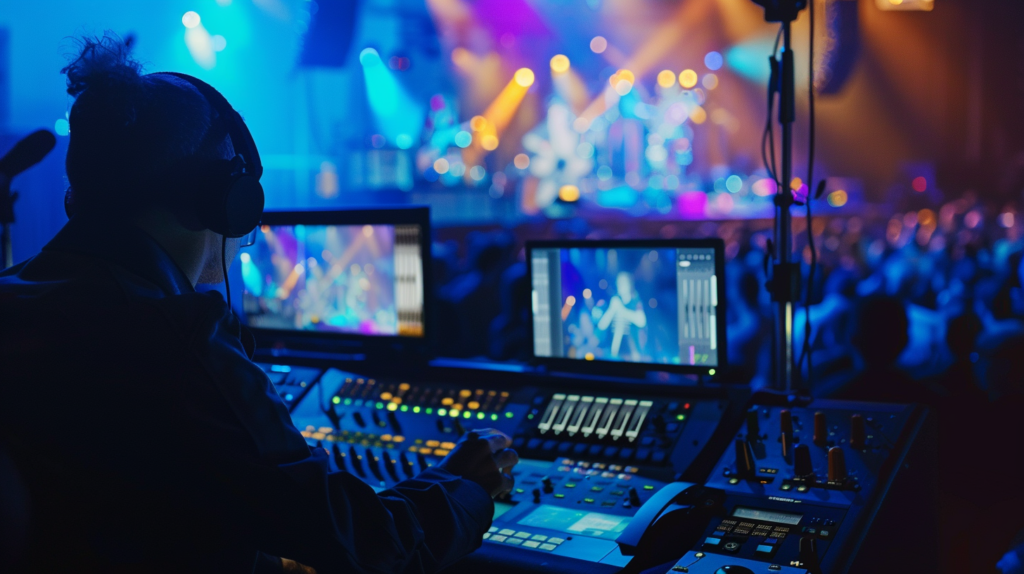 Régie vidéo multicaméra lors d’une captation de concert live à Marseille par NO K.O Production